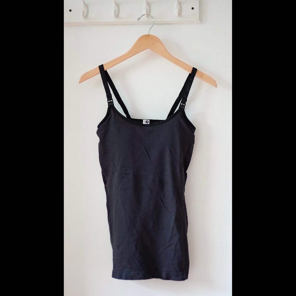EUC Bravado Maternity/Nursing Camisole, Black, S